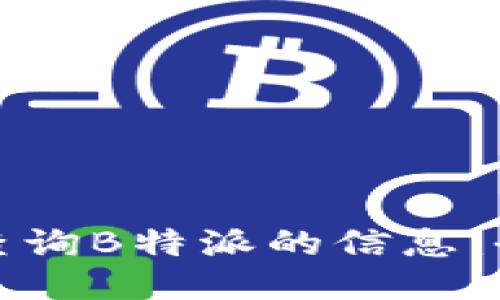 : 如何查询B特派的信息：全面指南