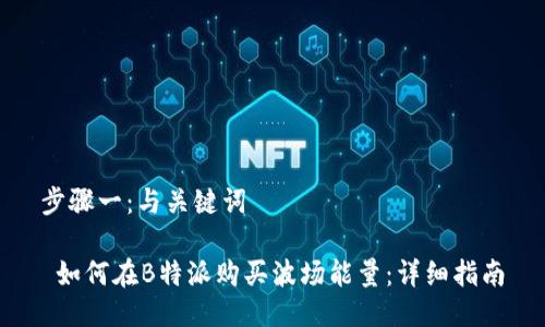 步骤一：与关键词

 如何在B特派购买波场能量：详细指南
