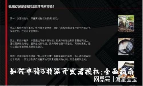 如何申请B特派开发者授权：全面指南