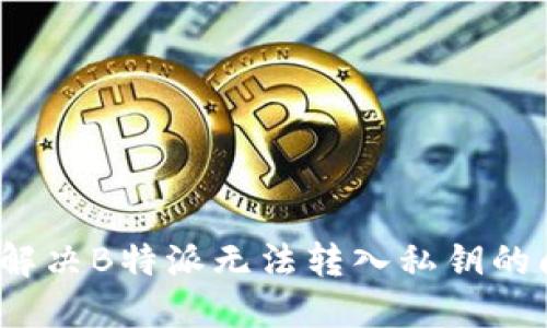 如何解决B特派无法转入私钥的问题？