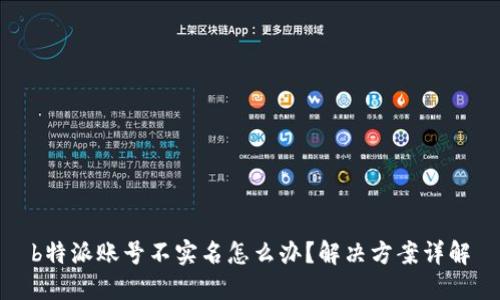 b特派账号不实名怎么办？解决方案详解