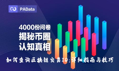 如何查询区块链交易ID：详细指南与技巧