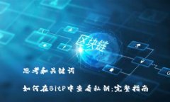 思考和关键词如何在BitP中查看私钥：完整指南