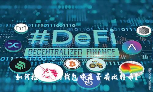 如何检查您的钱包中是否有比特币？