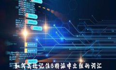 如何高效记住B特派中文组的词汇