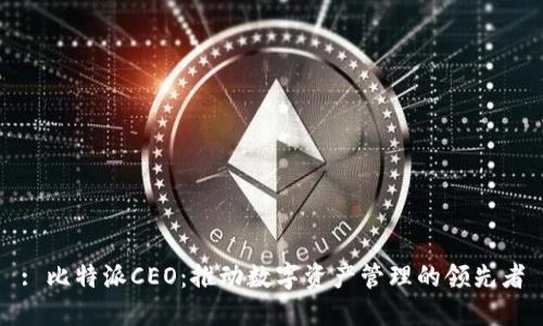 : 比特派CEO：推动数字资产管理的领先者