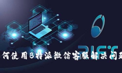 如何使用B特派微信客服解决问题？