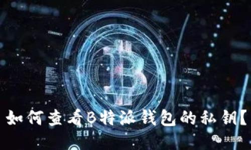 如何查看B特派钱包的私钥？