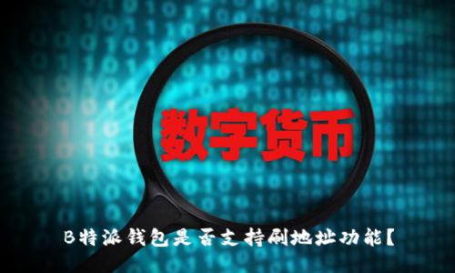 B特派钱包是否支持刷地址功能？