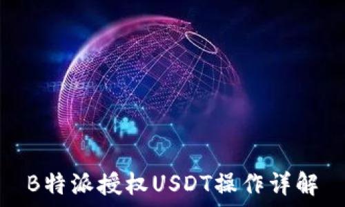   
B特派授权USDT操作详解