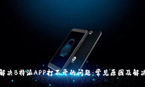 如何解决B特派APP打不开的问题：常见原因及解决方案